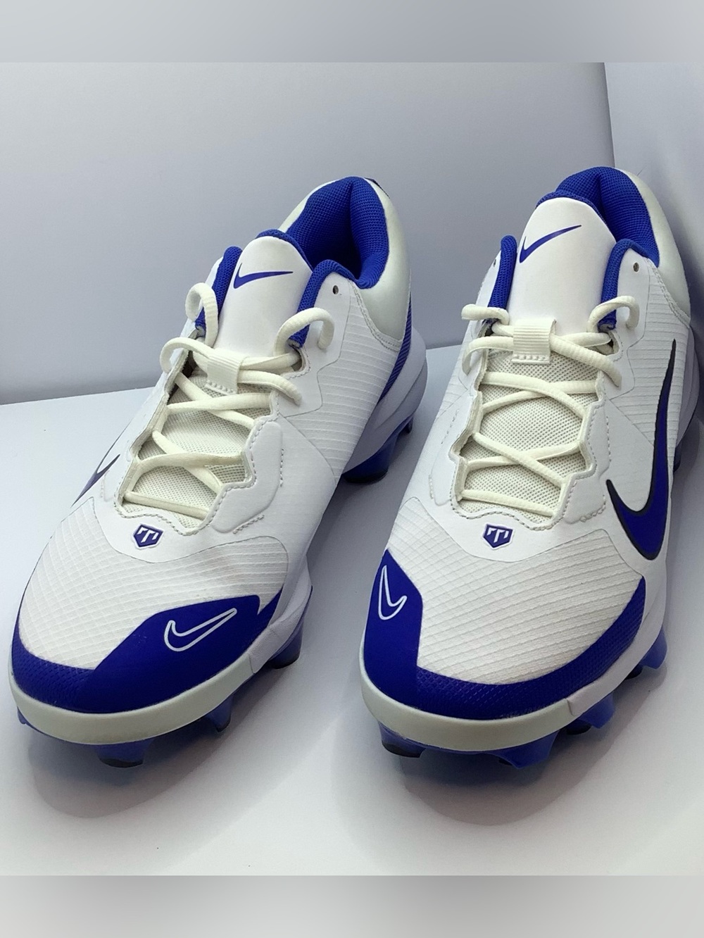 Nike Trout 27 White Blue Baseball Cleats Size 10.5 Medium